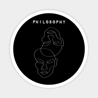 Abstract art philosophy Magnet